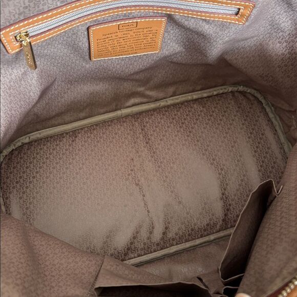 TOUS Kaos Waterproof Monogram Canvas & Leather Alma Style Dual Handle Bag - Picture 14 of 14